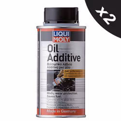 2x Liqui Moly MoS2 Oil Additive 125ml Low-Viscosity Increases Smooth Operation