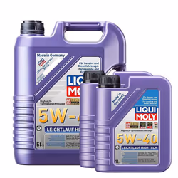 Liqui Moly 5W40 Engine Oil ACEA A3/B4 Leichtlauf High Tech MB229.5 BMW 7L