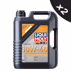 Liqui Moly 10W40 Engine Oil 10L Leichtlauf Performance 2536 ACEA A3 B3 MB 229.1