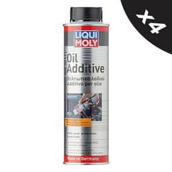 Liqui Moly MoS2 Diesel Petrol Oil Additive Engine Oil Treatment 4x300ml
