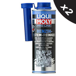 Liqui Moly Pro Petrol Fuel System Injector, Intake Valve Cleaner Treatment 2x500ml