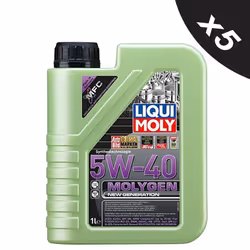 Liqui Moly MOLYGEN 5W-40 New Generation ACEA A3/B4 VW BMW AUDI PORSCHE A40 5x1L