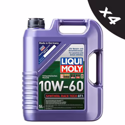 Liqui Moly 10W-60 Fully Synthetic Engine Oil Synthoil Race Tech Gt1 4x5L