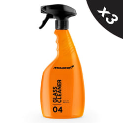 McLaren Glass Cleaner Fast Glass Rapid Car Window Cleaner Car Windscreen 3x500ml