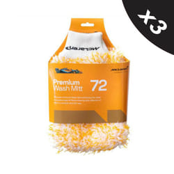 3xMcLaren Premium Car Wash Mitt Thick Ultra Soft Glove Scrub Cleaning Sponge