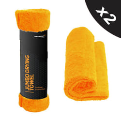 2x McLaren Jumbo Drying Towel Microfibre Extra Large Car Drying Towel