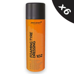 McLaren  Tyre Foam Car Tyre Dressing Shine Wet Gloss Tyre Spray 6x500 ml