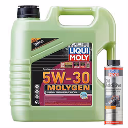 LIQUI MOLY - MOLYGEN NEW GENERATION 5W-30 DPF - 4L  + Oil Additive 300ml