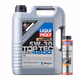 5L LIQUI MOLY TOP TEC 4600 5W30 Engine Oil SN CF BMW LL + Oil Additive 300ml