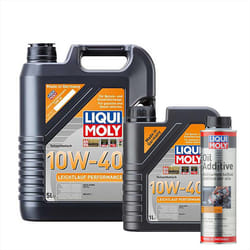 6L Liqui Moly 10W40 Leichtlauf Performance ACEA A3 B3+Oil Additive 300ml