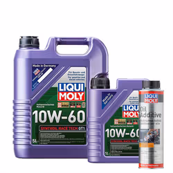 LIQUI MOLY SYNTHOIL RACE TECH GT1 10W-60 6L  + Oil Additive 300ml