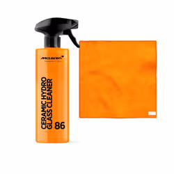 McLaren Ceramic Hydro Glass Cleaner 500ml + Standard Micro Fiber Cloth