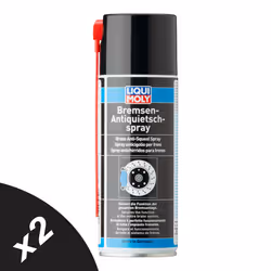 Liqui Moly Brake Anti-Squeal Spray Anti-Seize Grease Aerosol 2x400ml