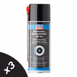 Liqui Moly Brake Anti-Squeal Spray Anti-Seize Grease Aerosol 3x400ml