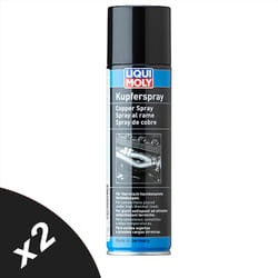 Liqui Moly Copper Spray Grease Anti-Seize Lubricant Heat Resistant Spray 2x250ml