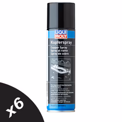 Liqui Moly Copper Spray Grease Anti-Seize Lubricant Heat Resistant Spray 6x250ml
