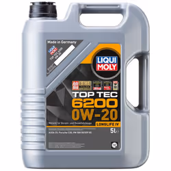 Liqui Moly TOP TEC 6200 0W-20 Fully Synthetic Engine Oil ACEA C5 Vw 508/509 9L