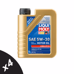 Liqui Moly LONGLIFE III 5W30 Fully Synthetic Engine Oil ACEA C3 API SN 4x1L