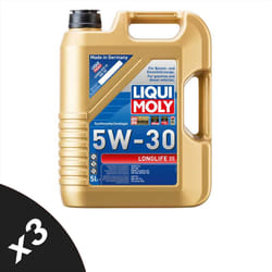Liqui Moly LONGLIFE III 5W30 Fully Synthetic Engine Oil ACEA C3 API SN 3x5L