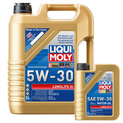 Liqui Moly LONGLIFE III 5W30 Fully Synthetic Engine Oil ACEA C3 API SN 6L