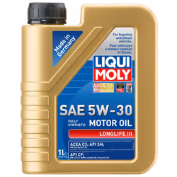 Liqui Moly LONGLIFE III 5W30 Fully Synthetic Engine Oil ACEA C3 API SN 7L