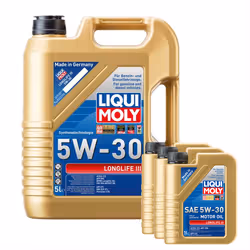 Liqui Moly LONGLIFE III 5W30 Fully Synthetic Engine Oil ACEA C3 API SN 8L