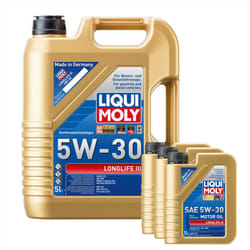 Liqui Moly LONGLIFE III 5W30 Fully Synthetic Engine Oil ACEA C3 API SN 8L
