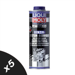 Liqui Moly Pro Petrol Fuel System Injector Intake Valve Cleaner Treatment 5x1L