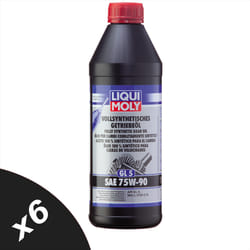 Liqui Moly 75W90 Fully Synthetic Gear Oil API GL5 MIL-L 2105 C MIL-L 2105 D 6x1L