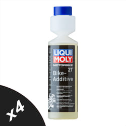 Liqui Moly Motorbike Scooter 2T Bike Additive Fuel System Cleaner 4x250ml