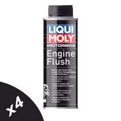 Liqui Moly 1657 Motorbike Engine Flush Cleaner Oil Additive 4x250ml
