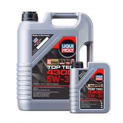 Liqui Moly Top Tec 4300 5W30 Synthetic Technology Engine Oil ACEA C2/C3  6L