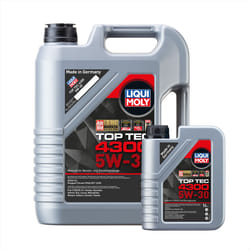 Liqui Moly Top Tec 4300 5W30 Synthetic Technology Engine Oil ACEA C2/C3  6L