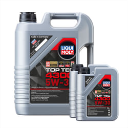 Liqui Moly Top Tec 4300 5W30 Synthetic Technology Engine Oil ACEA C2/C3  7L