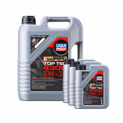 Liqui Moly Top Tec 4300 5W30 Synthetic Technology Engine Oil ACEA C2/C3 8L