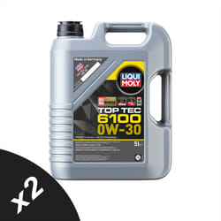 Liqui Moly Top Tec 6100 0w30 Fully Synthetic Engine Oil ACEA C2, API SP 2x5L