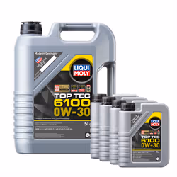 Liqui Moly Top Tec 6100 0w30 Fully Synthetic Engine Oil ACEA C2, API SP 9L