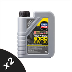Liqui Moly Top Tec 6100 0w30 Fully Synthetic Engine Oil ACEA C2 API SP 2x1L
