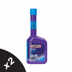 WYNNS Radiator Flush Vehicle Cooling System Cleaner Rust Remover  2x325ml