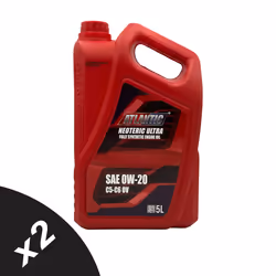 Atlantic 0w20 Fully Synthetic Engine Oil ACEA C5 C6 API SP SN PLUS, SN/RC 2x5L
