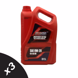 Atlantic 0w20 Fully Synthetic Engine Oil ACEA C5 C6 API SP SN PLUS, SN/RC 3x5L