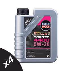 Liqui Moly 5w30 Fully Synthetic Engine Oil Top Tec 4400 ACEA C4 RN 0720 4x1L