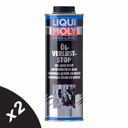 Liqui Moly PRO-LINE OIL Stop Leak 2x1L Sealer Treatment Reduces Oil Consumption