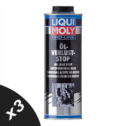 Liqui Moly PRO-LINE OIL Stop Leak 3x1L Sealer Treatment Reduces Oil Consumption