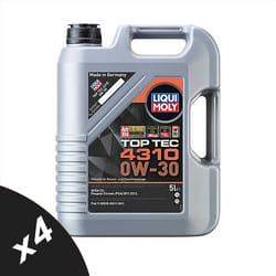 Liqui Moly TOP TEC 4310 0W-30 Semi Synthetic Engine Oil ACEA C2 4x5L