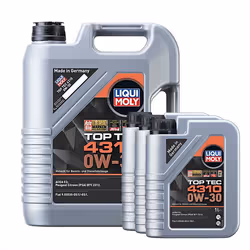 Liqui Moly TOP TEC 4310 0W-30 Semi Synthetic Engine Oil ACEA C2 8L