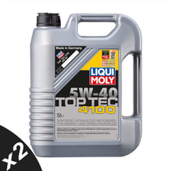 Liqui Moly 5w40 Fully Synthetic Engine Oil TOP TEC 4100 ACEA C3 API SN 2x5L