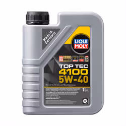 Liqui Moly 5w40 Fully Synthetic Engine Oil TOP TEC 4100 ACEA C3 API SN 6L