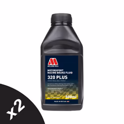 Millers Oils DOT 4 Brake Fluid Motorsport Racing 320 SAE J1704 2x500ml