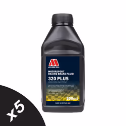 Millers Oils DOT 4 Brake Fluid Motorsport Racing 320 SAE J1704 5x500ml